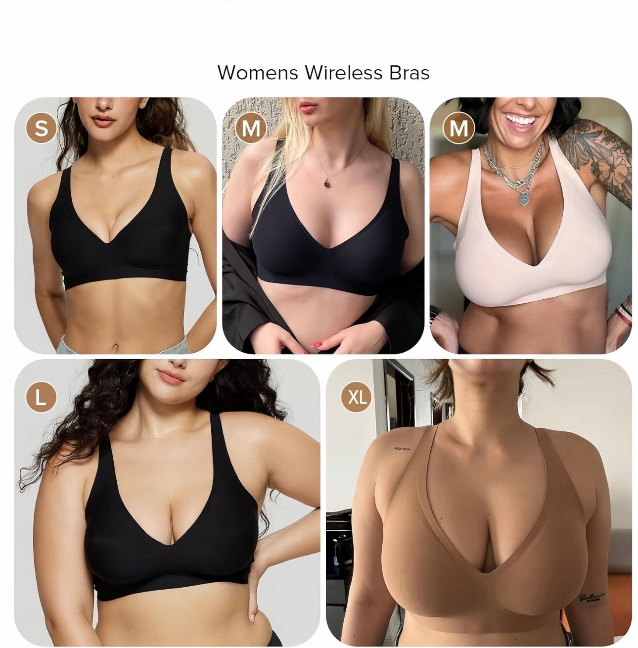 Invisia Deep V Jelly Bras